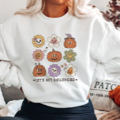 Retro Cute Halloween Flowers T-Shirt