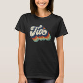 Retro Cute Tia for Auntie Best Tia Ever Aunt T-Shirt (Vorderseite)