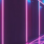 Retro Cyberpunk Grid Dance Removable Tapete (Naht)