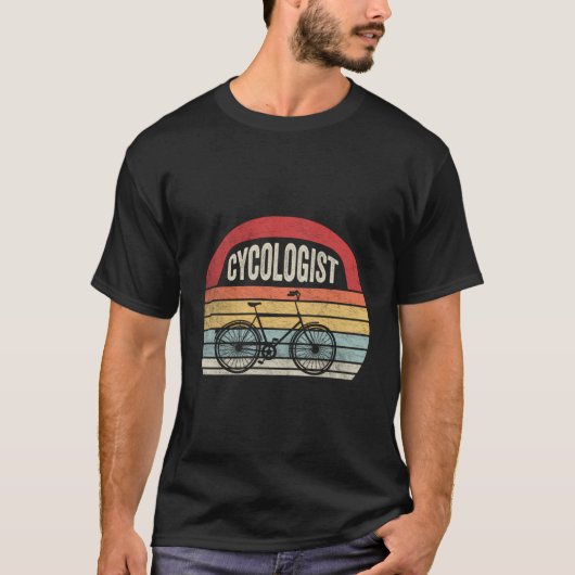 Retro Cykologe Funny Psychology Biking Cyclin C T-Shirt (Vorderseite)
