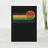 Retro D20 RPG Würfel Karte (Vorderseite)