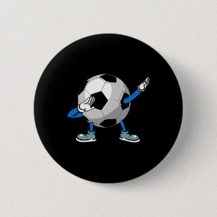 Retro Dabbing Fußball Ll Für Jungen, Männer Und Sp Button