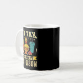 Retro Dad Tax Making Sure It's Not Ison Funny Fath Kaffeetasse (Vorderseite Links)