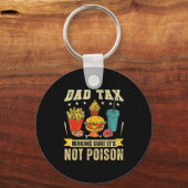 Retro Dad Tax Making Sure It's Not Ison Funny Fath Schlüsselanhänger (Vorderseite)