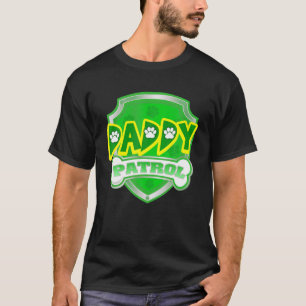 Retro Daddy Patrol Vaporware Niedliche Hunde Liebe T-Shirt