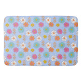 Retro Daisies Bath Mat Badematte (Vorderseite)