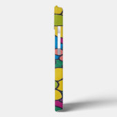 Retro Daisies farbenfrohe Printwerbung Case-Mate iPhone Hülle (Rückseite / Links)