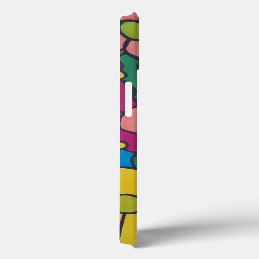 Retro Daisies farbenfrohe Printwerbung Case-Mate iPhone Hülle (Rückseite / Rechts)