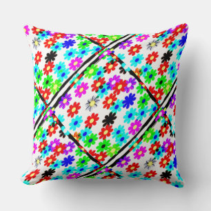 Retro Daisies Kissen