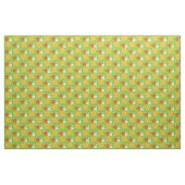 Retro Daisies Muster Green Stoff (Yard (91,4 cm))