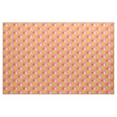 Retro Daisies Muster rosa Stoff (Yard (91,4 cm))