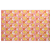 Retro Daisies Muster rosa Stoff (Fat Quarter (45,7 x 55,9 cm))