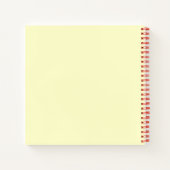 Retro Daisies Spring Flowers Französisches Zitat Notizblock (Rückseite)