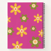 Retro Daisy 3 Foto Horse Pet Collage und Name Notizblock (Rückseite)