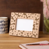 Retro Daisy Blume Geätzte Rahmen (Links)