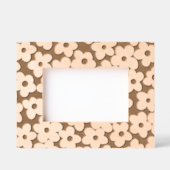 Retro Daisy Blume Geätzte Rahmen (Vorderseite)