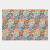 Retro Daisy & Blume Geschenkpapier Set (Vorderseite)