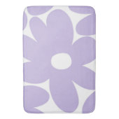 Retro Daisy Blume in Lavender #1 #floral #art Badematte (Vorderseite Vertikal)