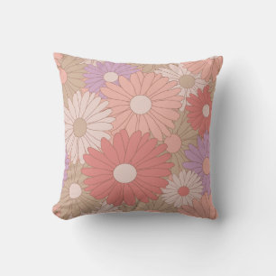 Retro-Daisy-Blume Kissen