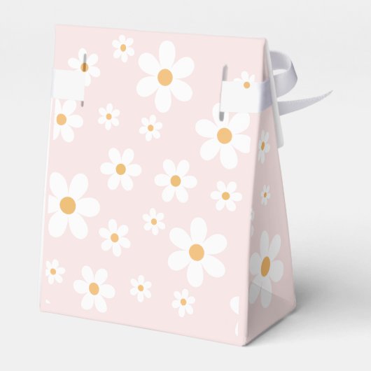 Retro Daisy Custom Geschenkschachtel (Rückseite)