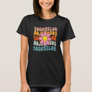 Retro Daisy farbenfroher Lehrer zurück zu den Schu T-Shirt