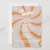 Retro Daisy Festival - Martha Argerich Projekt Einladung (Rückseite)