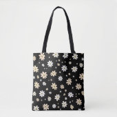 Retro Daisy floral Muster Boho Dekorative Tasche (Vorderseite)
