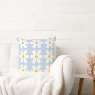 Retro Daisy Floral Pattern Kissen