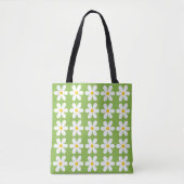Retro Daisy Floral Pattern Tasche (Vorderseite)
