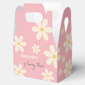 Retro Daisy floraler Kindergeburtstag Geschenkschachtel (Geöffnet)