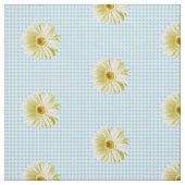 Retro Daisy Gingham Pattern Stoff (Muster)