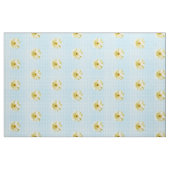 Retro Daisy Gingham Pattern Stoff (Fat Quarter (45,7 x 55,9 cm))