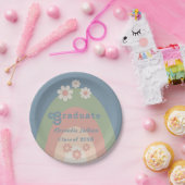 Retro Daisy Graduation Party Class of 2023 Pappteller (Party)