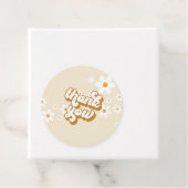 Retro Daisy Groovy Brautparty Geschenkanhänger (Beispiel)