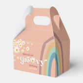 Retro Daisy Lass uns Groovy Birthday holen Geschenkschachtel (Rückseite)