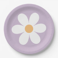 Retro Daisy lila Paper Teller