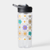 Retro Daisy Muster Simple.01. Kein BG Trinkflasche (Rechts)