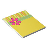 Retro Daisy Notepad Notizblock (angewinkelt)