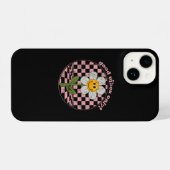 Retro Daisy | Nur gute Vibes iPhone Hülle (Rückseite (Horizontal))