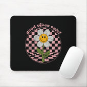 Retro Daisy | Nur gute Vibes Mousepad (Mit Mouse)