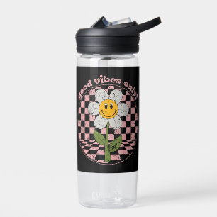 Retro Daisy   Nur gute Vibes Trinkflasche