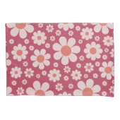 Retro Daisy Pattern Kissenbezug (Vorderseite)