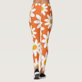 Retro Daisy Pattern Leggings (Rückseite)