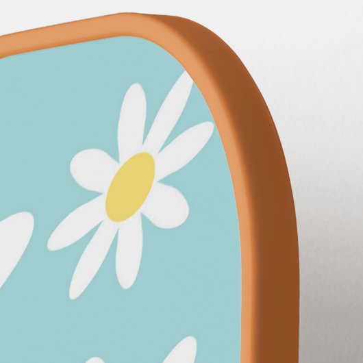 Retro Daisy Pickleball Schläger (Linke Seite)