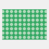 Retro Daisy Print Geschenkpapier Set (Vorderseite 3)
