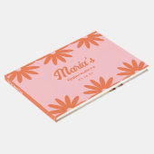 Retro Daisy Quinceanera Gästebuch (Ecke)