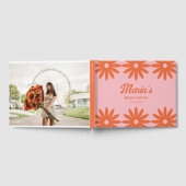 Retro Daisy Quinceanera Gästebuch (Voll)