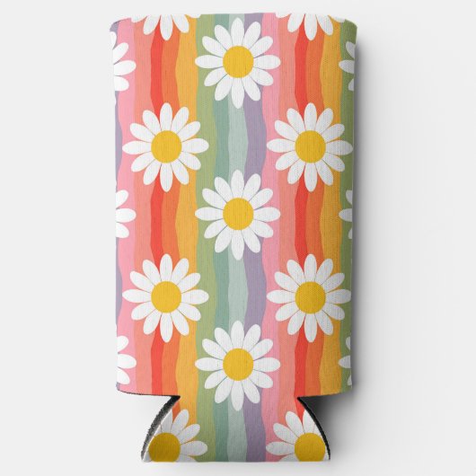 Retro Daisy Selters Dosenkühler (Vorderseite)