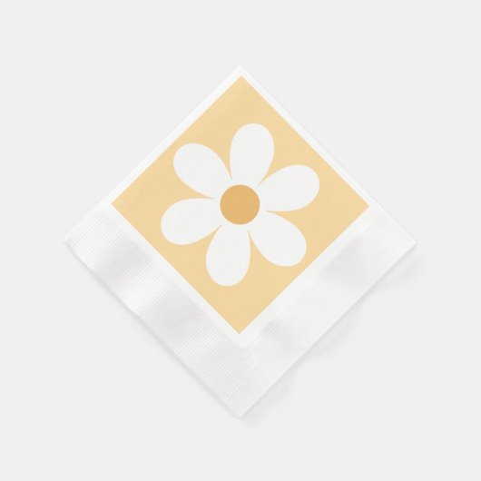 Retro daisy serviette (Ecke)