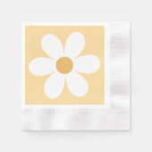 Retro daisy serviette (Vorderseite)